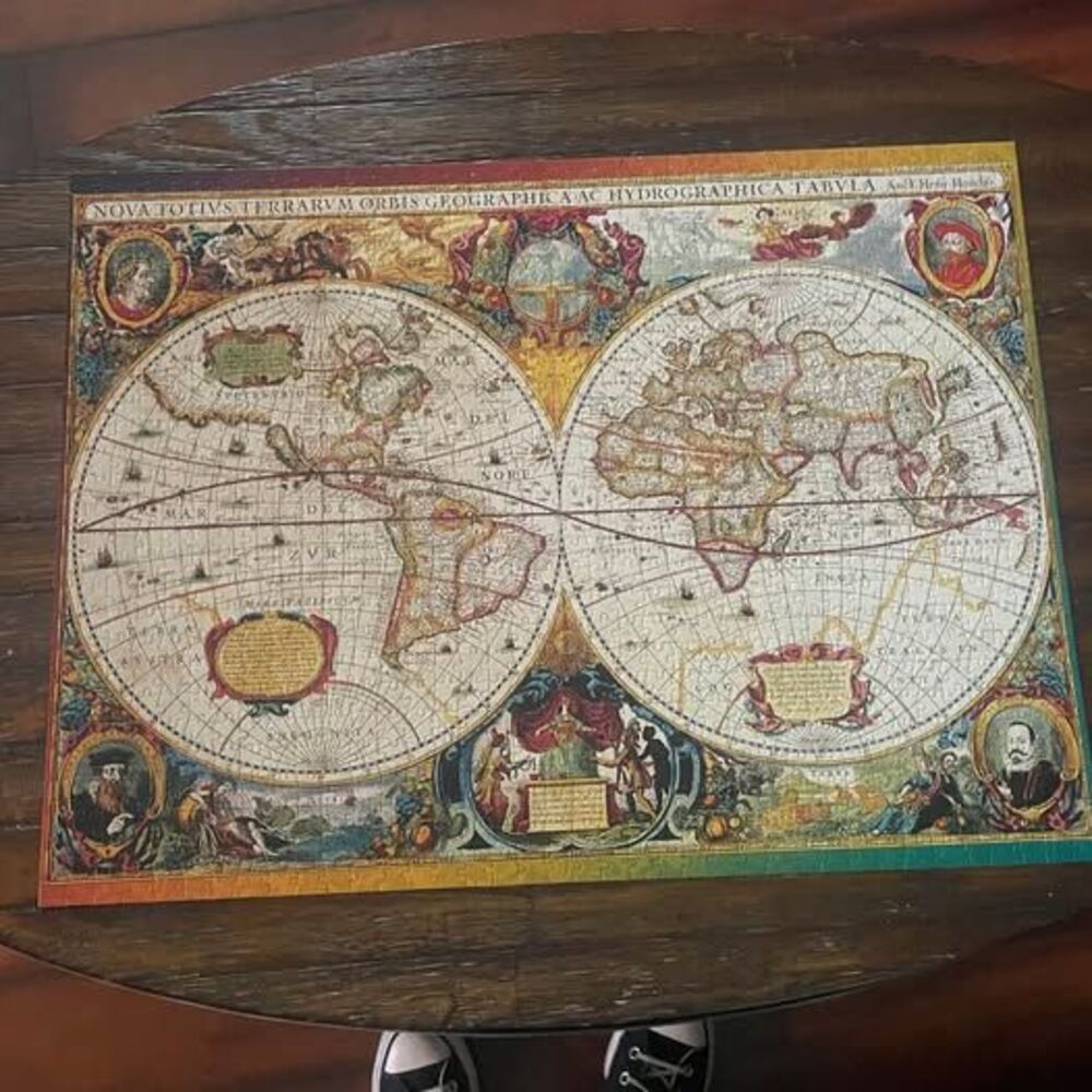 Buffalo Games Signature Collection Antique Map 1000 Piece Jigsaw Puzzle
